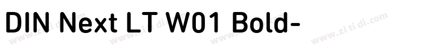 DIN Next LT W01 Bold字体转换